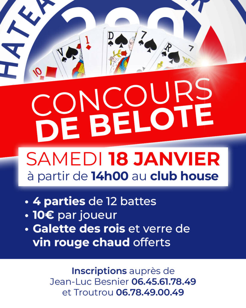 CONCOURS DE BELOTE